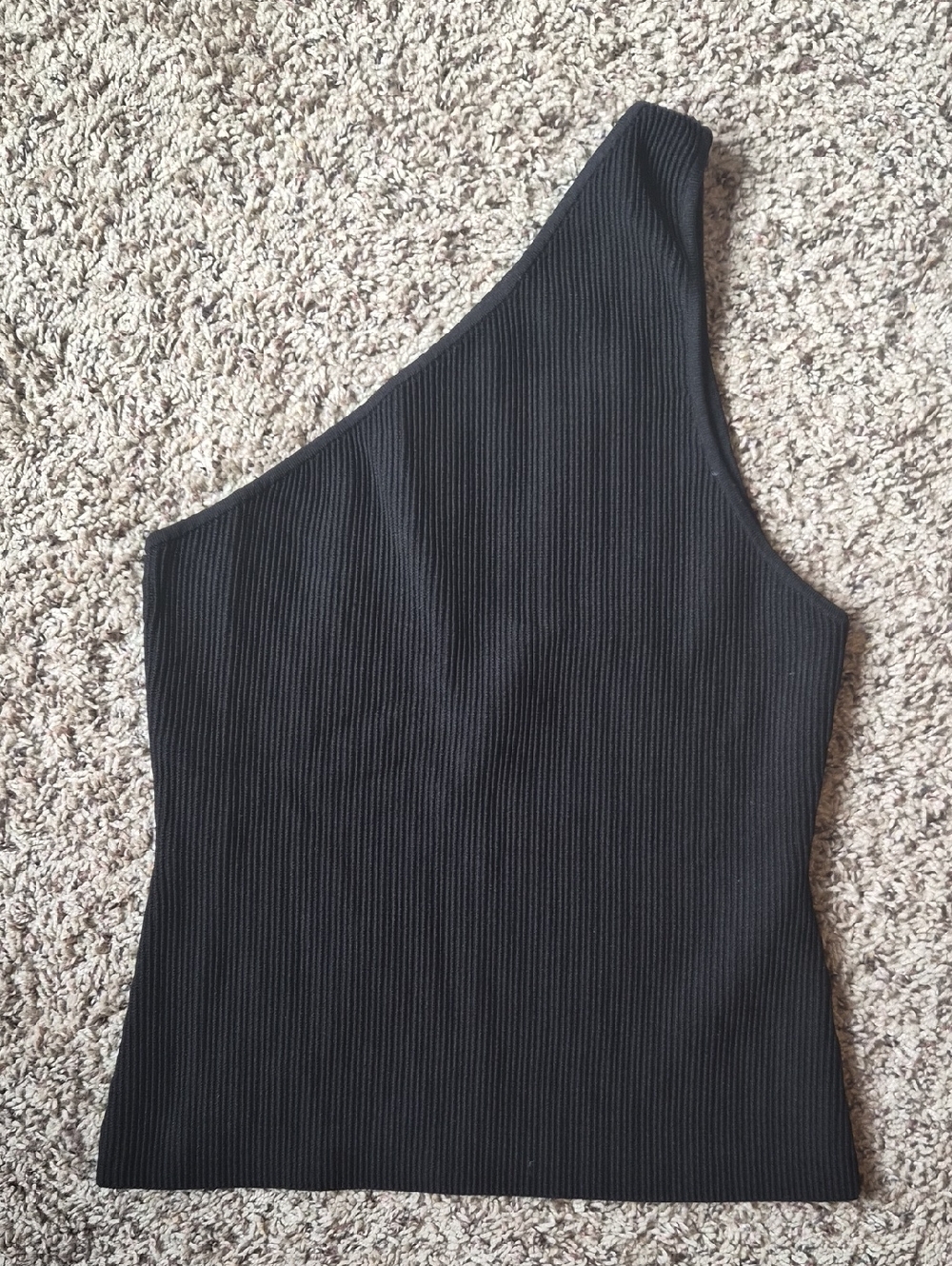 Babaton Ribbed One Shoulder Top